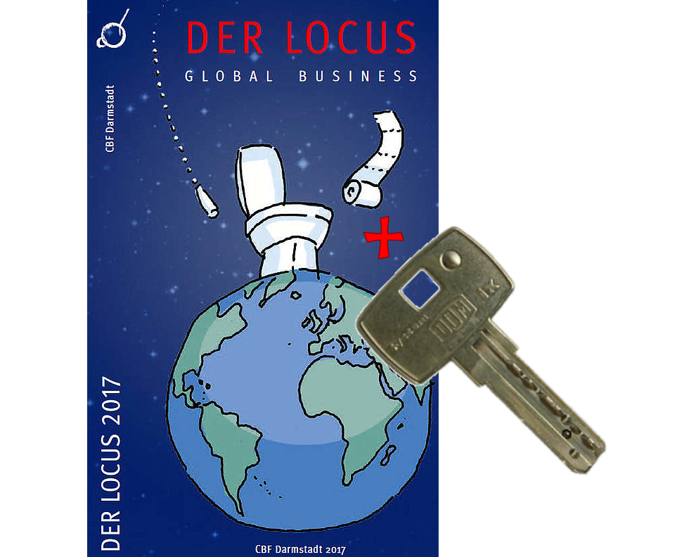 Set aus Schlüssel und Locus 2017, Vorzugspreis, alte Auflag